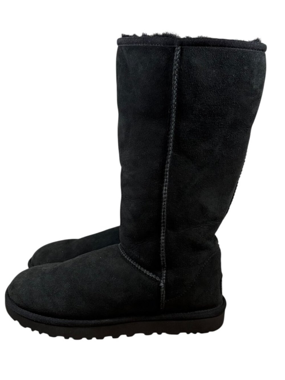 UGG Classic Tall II Black Slip On Winter Boots 1016224 Women's Size 10